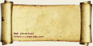 Hana Rodić vizit kartica